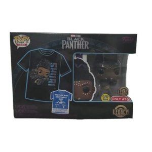 2 Funko POP and TEE: Wakanda SHURI & What IF...? Killmonger Target Exclusive!!!